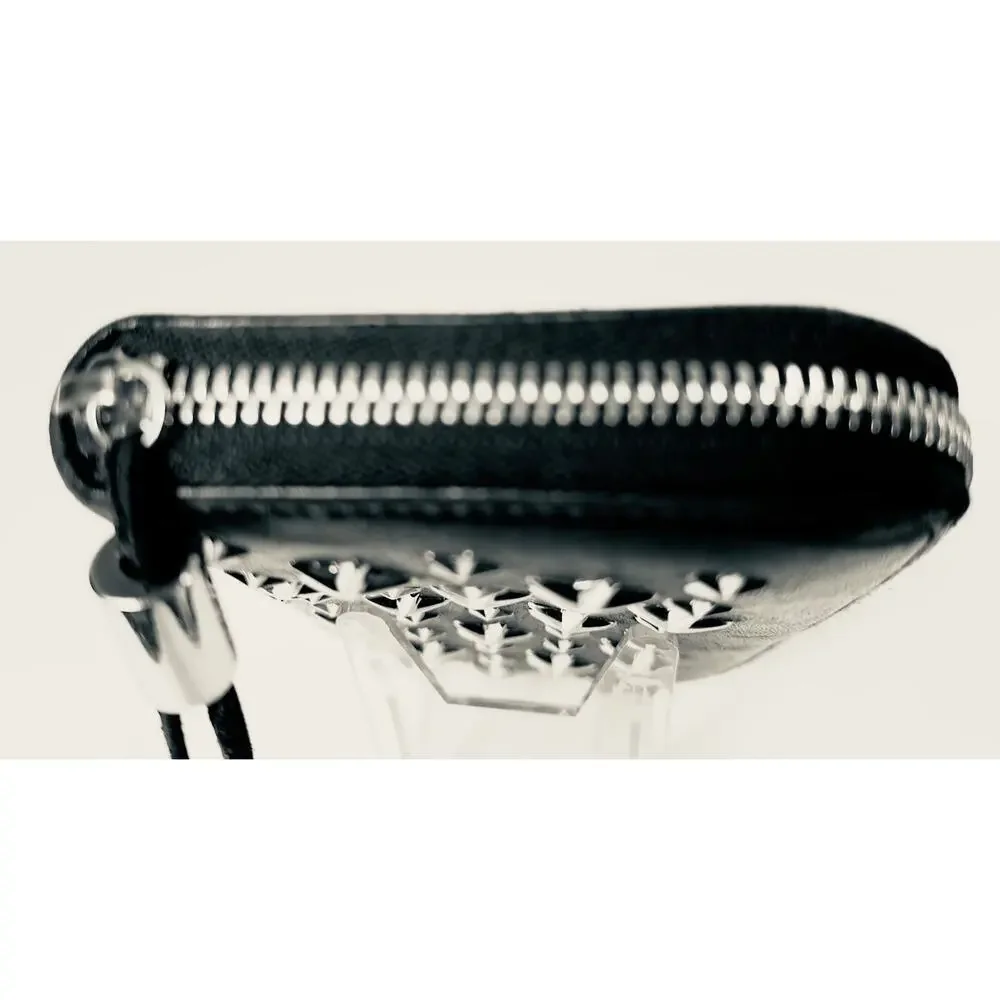 Jimmy Choo Black Star Stud Zip Wallet Limited Edition Y2K‎ Grunge